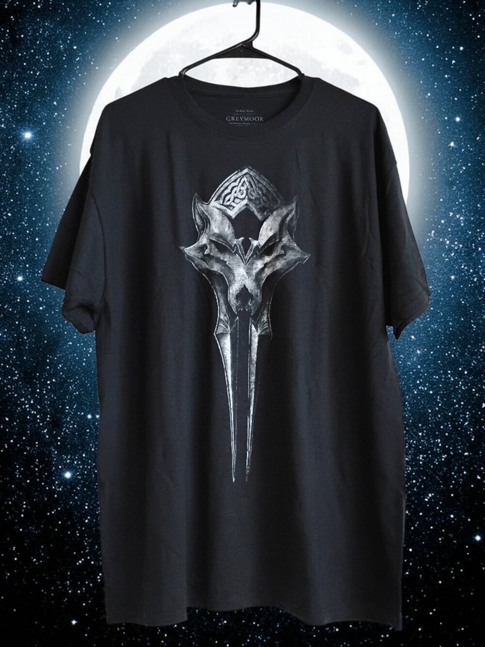 Elder Scrolls Online Greymoor T-Shirt Loot Crate Exclusive Wolf Graphic Mens L